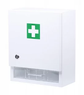 Stepar, Apteczka pierwszej pomocy ścienna dla 20 osób, Biała - Apteczki i materiały opatrunkowe Stepar, Apteczka pierwszej pomocy ścienna dla 20 osób, Biała - Apteczki i materiały opatrunkowe - miniaturka - grafika 1