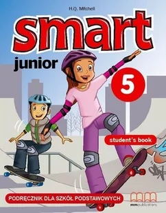 MM PUBLICATIONS Smart Junior 5 SB MM PUBLICATIONS - Książki do nauki języka angielskiego - miniaturka - grafika 1