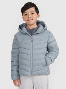 4F Kurtka puchowa z wypełnieniem syntetycznym chłopięca - szara 146 (10-11 lat) - Kurtki i płaszcze dla chłopców 4F Kurtka puchowa z wypełnieniem syntetycznym chłopięca - szara 146 (10-11 lat) - Kurtki i płaszcze dla chłopców - miniaturka - grafika 1