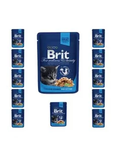 Brit Premium Cat Kitten Kurczak Saszetka 100g 11390 - Mokra karma dla kotów - miniaturka - grafika 1
