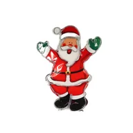 Oświetlenie świąteczne - Mikołaj na wężu świetlnym 76 x 60 cm - miniaturka - grafika 1