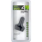 Ładowarki samochodowe - Ładowarka samochodowa 2xUSB 4,8A 4Car - miniaturka - grafika 1
