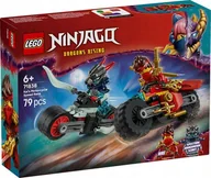 Klocki - LEGO Ninjago - Motor Wyścig motocyklowy Kaia i zwiadowcy dragonów ZESTAW LEGO PREZENT DLA CHŁOPCA DZIECI - miniaturka - grafika 1