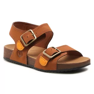 Timberland Sandały Castle Island 2 Strap TB0A427QF13 Rust - Sandały damskie - miniaturka - grafika 1