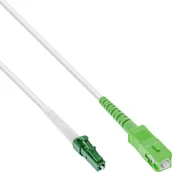 Kable światłowodowe - InLine InLine® Fiber Optical Simplex Cable, FTTH, LC/APC 8° to SC/APC 8°, 9/125µm, OS2, 50m - miniaturka - grafika 1