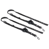 Akcesoria jeździeckie - Wypinacze do jazdy konnej Start parciane, z gumowymi kółkami - miniaturka - grafika 1