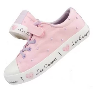 Buty dla dziewczynek - Buty Lee Cooper Jr LCW-24-02-2160K różowe - grafika 1