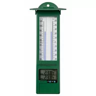 Termometry domowe - shumee Nature Zewnętrzny termometr cyfrowy 9,5 x 2,5 x 24 cm - miniaturka - grafika 1