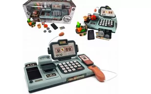 INTERAKTYWNA Kasa Fiskalna z TERMINALEM PŁATNICZYM Wagą Taśmą - Zabawy w naśladowanie dorosłych - miniaturka - grafika 1