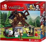 Klocki - Sluban sluban Building Blocks Legend Warriors Serie Windmill [M38-B0617] _M38-B0617 - miniaturka - grafika 1