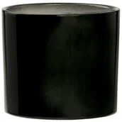 Donice - Doniczka ceramiczna z podstawką walec 19 x 20,5 cm szary mat symbol 1062 A - miniaturka - grafika 1