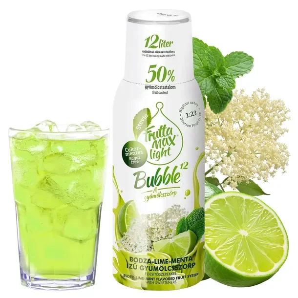 Koncentrat Fruttamax Do Saturatora Sodastream Syrop Limonka Mięta Bez 500ml