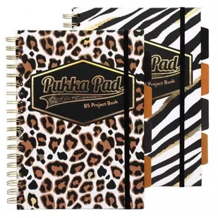 Paczka Kołozeszyt Pukka Pad B5 Project Book Wild Linia 2 Szt Mix - Zeszyty szkolne - miniaturka - grafika 1