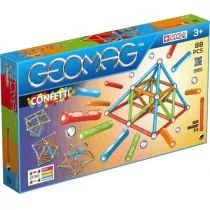 GeoMag Confetti 88 elementów - Klocki - miniaturka - grafika 4