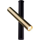 Lampy sufitowe - Amplex Akadi lampa podsufitowa 1x25W czarna/złota 8893 - miniaturka - grafika 1