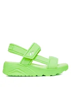 Buty dla dziewczynek - Skechers Sandały Uno Lite Sandal-Sunny Stand 310372L/LIME Zielony - miniaturka - grafika 1