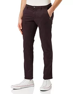 camel active Męskie spodnie 477825/2930, czerwony (Bordeaux 56), 32W / 34L - Spodenki męskie - miniaturka - grafika 1
