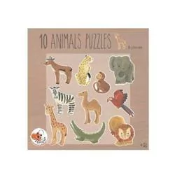 Puzzle 10 afrykańskich zwierząt | Egmont Toys uniw - Puzzle - miniaturka - grafika 1