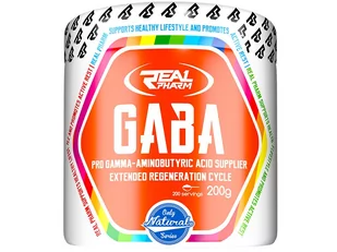 Real Pharm Gaba 200g Szybka wysyłka - Produkty specjalne dla sportowców - miniaturka - grafika 1