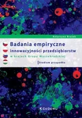 Ekonomia - Badania empiryczne innowacyjności przedsiębiorstw w krajach Grupy Wyszehradzkiej Studium przypadku Brożek Katarzyna - miniaturka - grafika 1