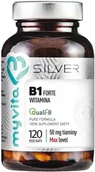 Witaminy i minerały - MyVita Witamiana B1 Tiamina 50mg 120 kapsułek vege 68 g Silver Pure - miniaturka - grafika 1