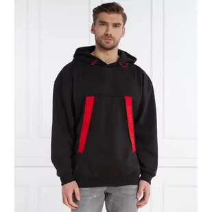 HUGO Bluza Dechnico | Loose fit - Bluzy męskie - miniaturka - grafika 1