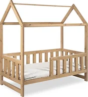 Łóżka dla dzieci i młodzieży - Elior Łóżko dziecięce LIV 80x160 dąb LITTLE SKY - miniaturka - grafika 1