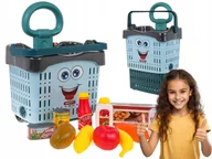 Zabawy w naśladowanie dorosłych - Wózek Zakupowy Dla Dzieci Koszyk Sklepowy Zabawa W Sklep Akcesoria - miniaturka - grafika 1