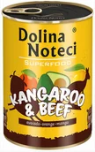Mokra karma dla psów - Dolina Noteci PREMIUM SUPERFOOD kangur i wołowina 400g 36300-uniw - miniaturka - grafika 1