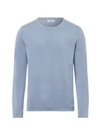 Swetry męskie - Jack & Jones Sweter męski Mężczyźni Bawełna niebieski jednolity, M - miniaturka - grafika 1