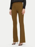 Spodnie damskie - Rinascimento Spodnie materiałowe CFC0122830003 Khaki Regular Fit - miniaturka - grafika 1