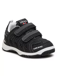 Buty dla dziewczynek - Viking Sneakersy Cascade II Gtx GORE-TEX 3-46500-203 Czarny - grafika 1