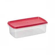 Pojemniki kuchenne - Plast Team poland Pojemnik Do Żywności Prostokątny 1,5l Czerwony Margerit PlastTeam PT36270802 - miniaturka - grafika 1
