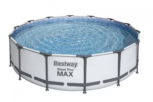 Basen stelażowy Steel Pro MAX 427x107 Szary 14FT BESTWAY 5w1 + Akcesoria - Baseny ogrodowe - miniaturka - grafika 2