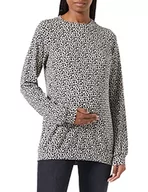 Koszulki i topy damskie - Noppies Maternity Top Roslyn Nursing Long Sleeve Allover Print T-Shirt, Oatmeal-P807, M - miniaturka - grafika 1