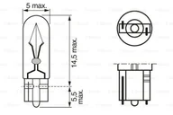 Żarówki samochodowe - Bosch Żarówka 1 987 302 218 - miniaturka - grafika 1