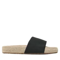 Espadryle damskie - Espadryle Roxy ARJL101053 Czarny - miniaturka - grafika 1