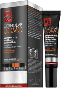Dermolab Uomo Contorno Occhi Anti-Borse 15 ml – żel pod oczy dla mężczyzn przeciw opuchliźnie - Kosmetyki do pielęgnacji twarzy męskie - miniaturka - grafika 1