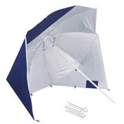 Parasole ogrodowe - Parasol plażowy namiot parasol ogrodowy ciemnoniebieski BU0015 - miniaturka - grafika 1