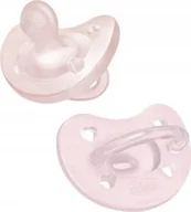 Smoczki uspokajające - CHICCO-SMOCZEK SOFT PINK 2-6M 2SZT - miniaturka - grafika 1
