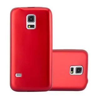 Cadorabo Samsung Galaxy S5/S5 Neo silikonowe etui firmy cadorabo  Metallic-Look Matt Ultra cienkie Slim wzór TPU etui ochronne etui  pokrowiec bumper Back Case Cover, Samsung Galaxy S5 / S5 Neo DE-112272 - Etui i futerały do telefonów - miniaturka - grafika 1