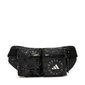 Torebki damskie - Saszetka nerka adidas by Stella McCartney adidas By Stella McCartney BumShine JY4201 Czarny - miniaturka - grafika 1