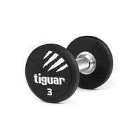 Hantle i ciężarki - Tiguar Hantel  TI-WHPU0030 gumowany 1 x 3 kg TI-WHPU0030 - miniaturka - grafika 1