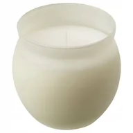 Świece - IKEA JAMLIK Świeca zapachowa w szkle, wanilia/jasnobeżowy, 50 godz. - miniaturka - grafika 1