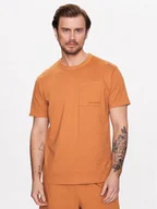 Koszulki męskie - New Balance T-Shirt Athletics Nature State MT23567 Pomarańczowy Relaxed Fit - miniaturka - grafika 1