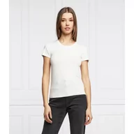 Koszulki i topy damskie - Patrizia Pepe T-shirt MAGLIA | Regular Fit - miniaturka - grafika 1