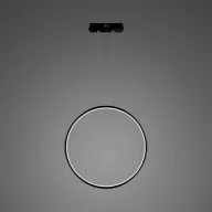 Lampy sufitowe - Lampa wisząca Ledowe okręgi No.1 X Φ60cm czarna in 3k ściemnialna Altavola Design - miniaturka - grafika 1
