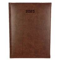 Kalendarze - Kalendarz 2025 B5 tygodniowy CZEKOLADOWO BRĄZOWY - miniaturka - grafika 1