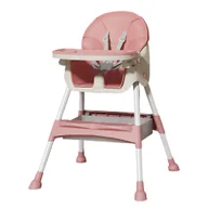 Krzesełka do karmienia - Krzesełko Artnico LUX Frilo różowe do karmienia - miniaturka - grafika 1