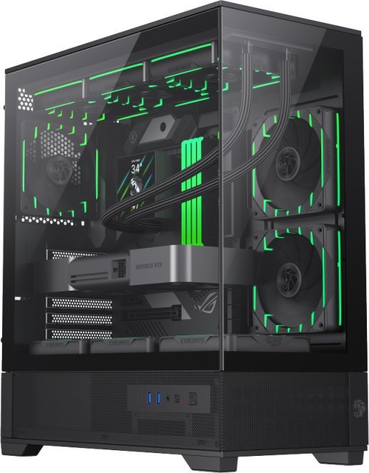 Obudowa GameMa Case VISTA 2 AB Black Midi Tower